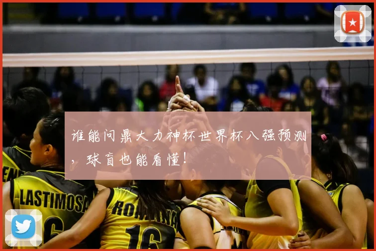 谁能问鼎大力神杯世界杯八强预测，球盲也能看懂！